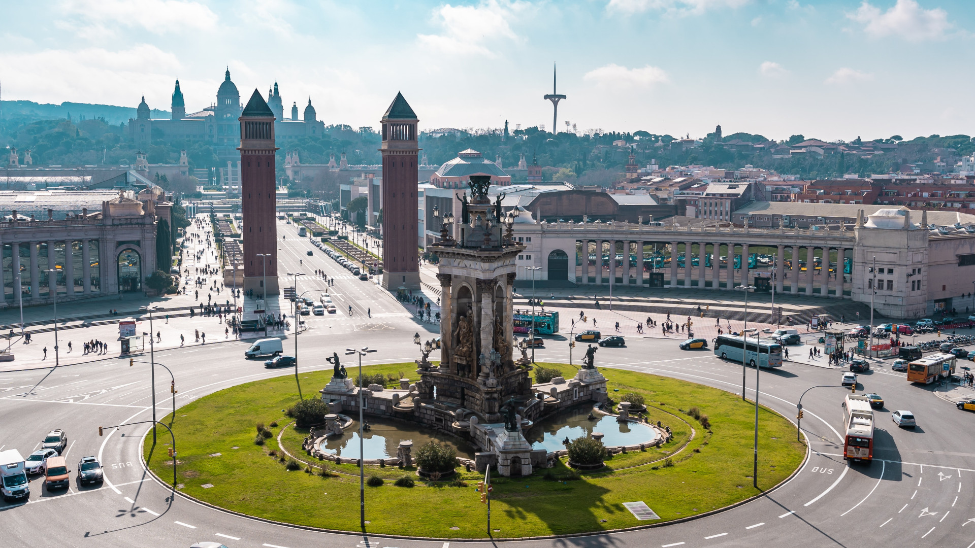 Plaza de Espana, Barcelona, Spain