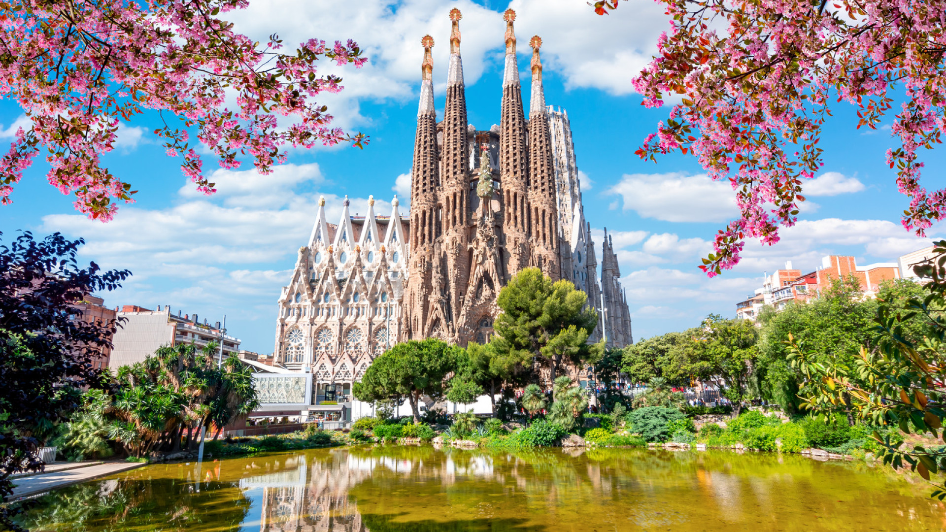 Basilica of the Sagrada Familia in Barcelona, Spain