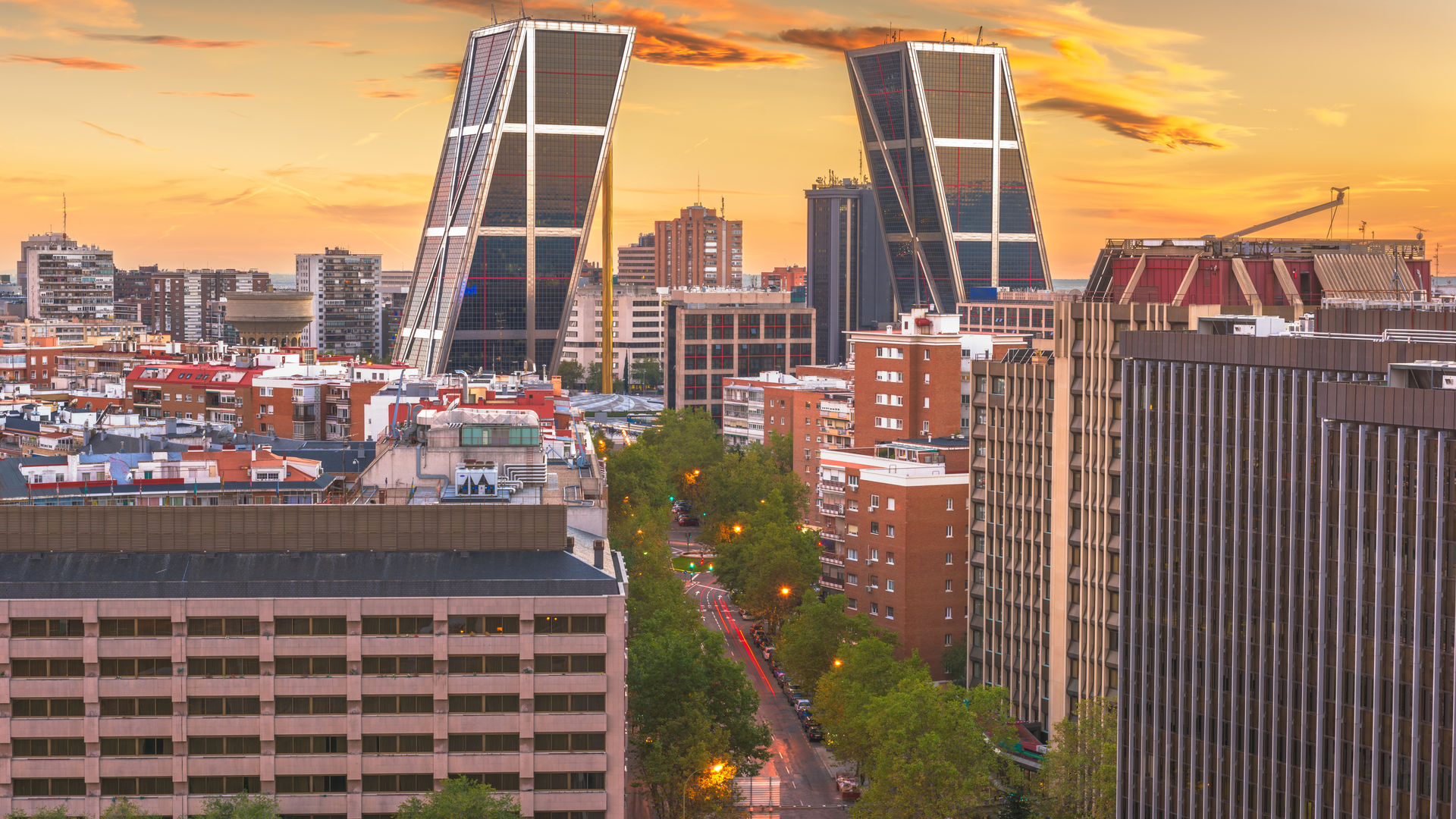 Madrid's Financial District, Spain