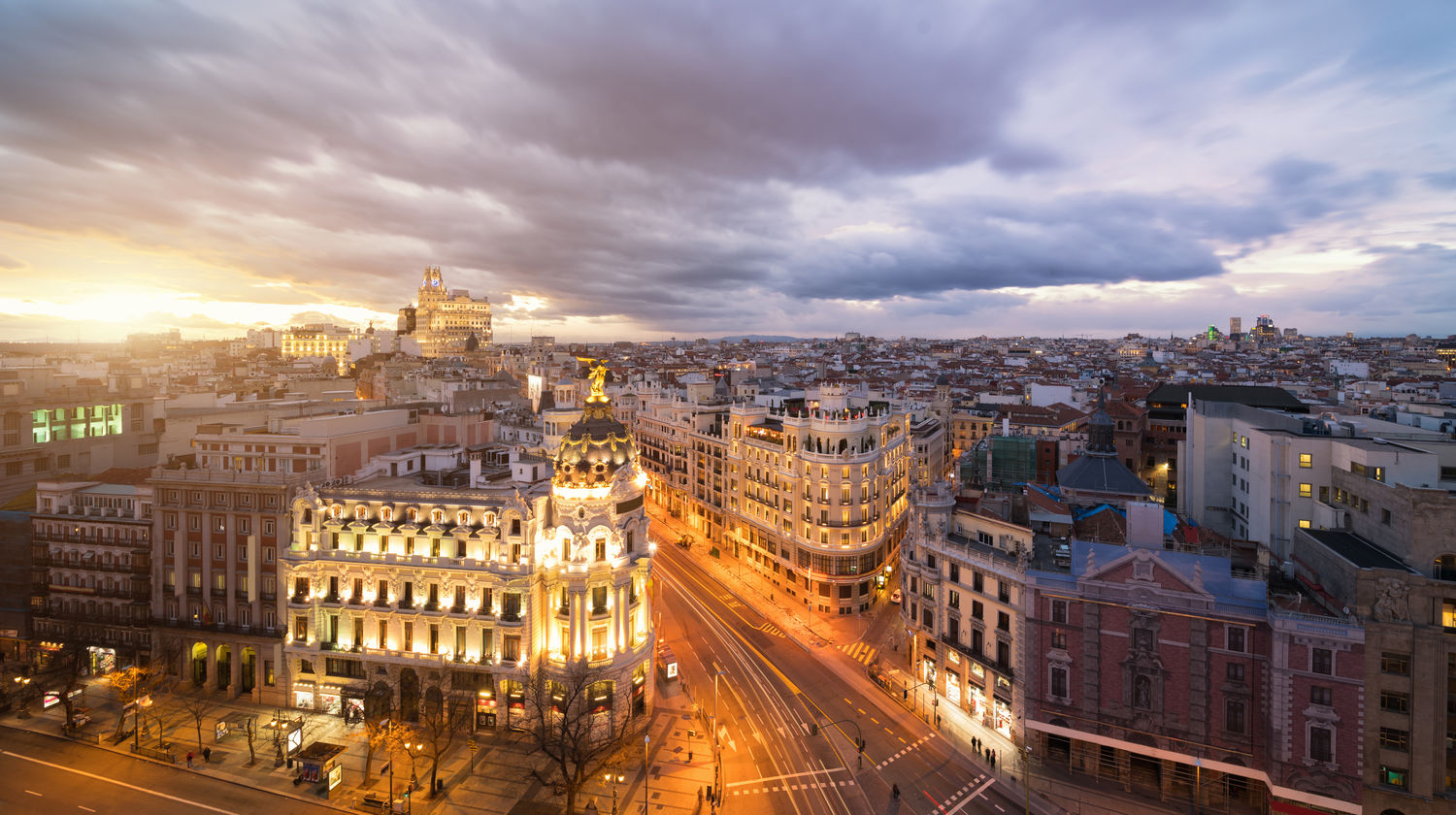 Gran Vía, Madrid, Spain