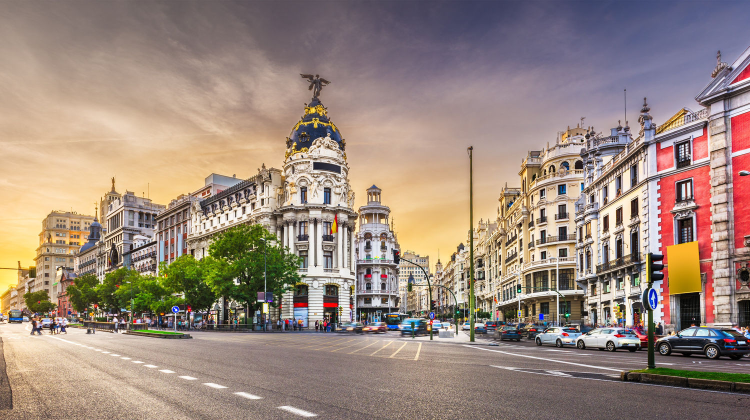 Gran Vía, Madrid, Spain