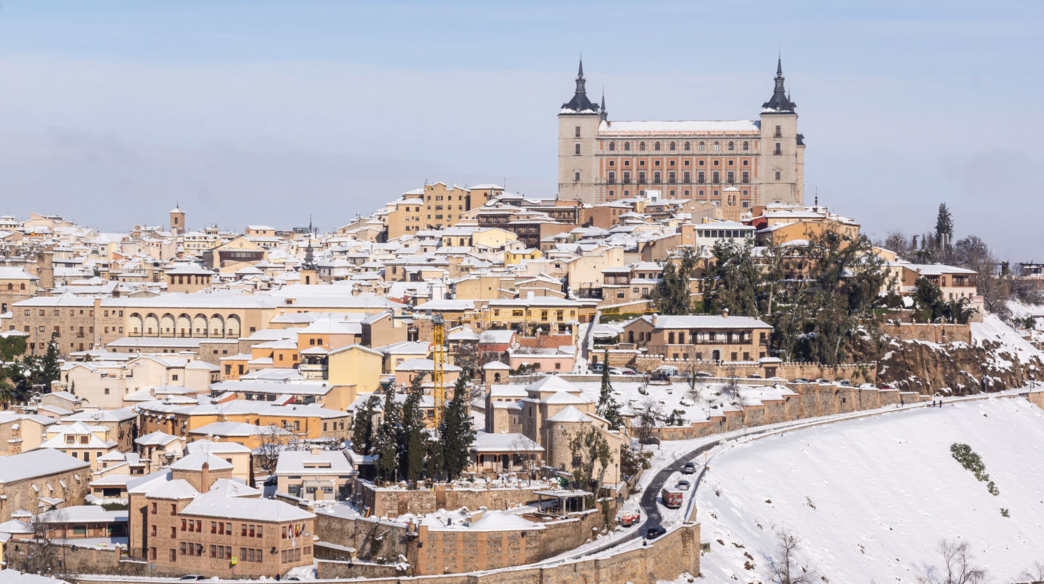 Winter view of Toledo, Spain