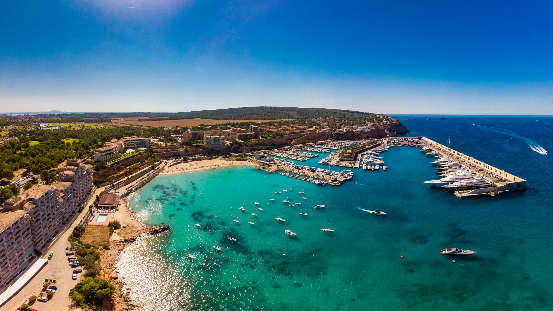 View Marina Port Adriano, Mallorca, Spain
