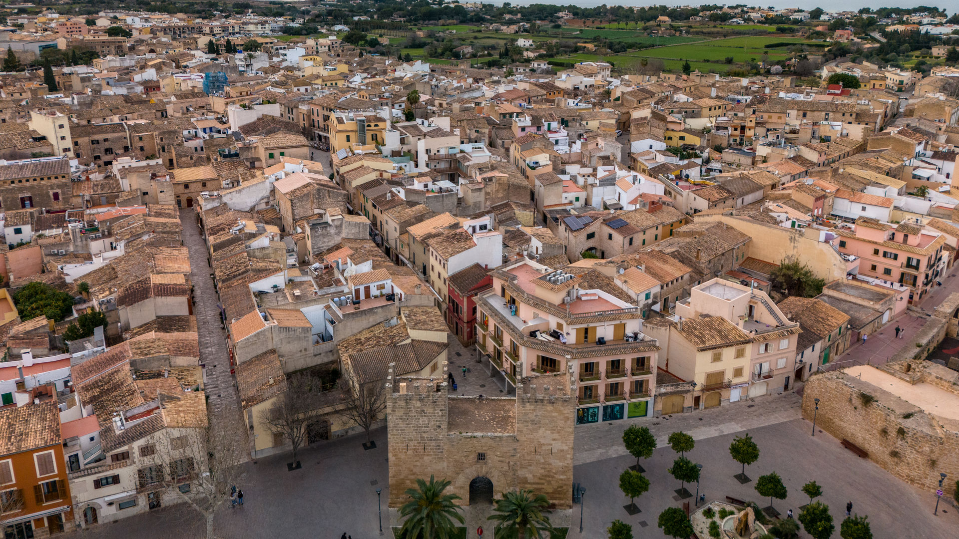 View of Alcudia, Mallorca, Spain