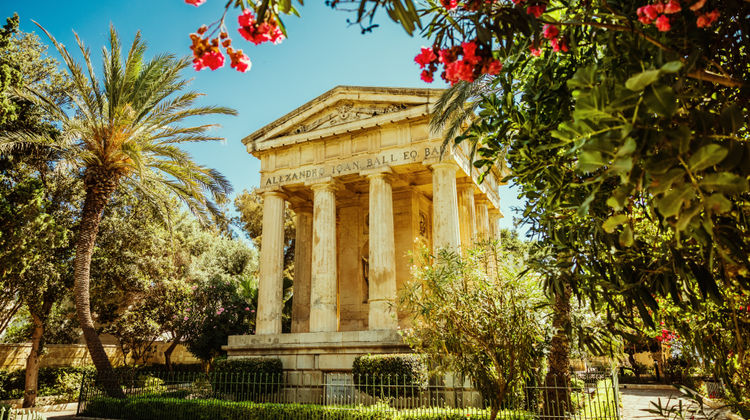 Sir Alexander Ball Monument, Valeta, Malta