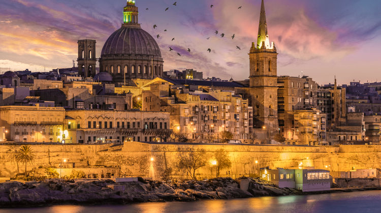 View of Valleta, Malta