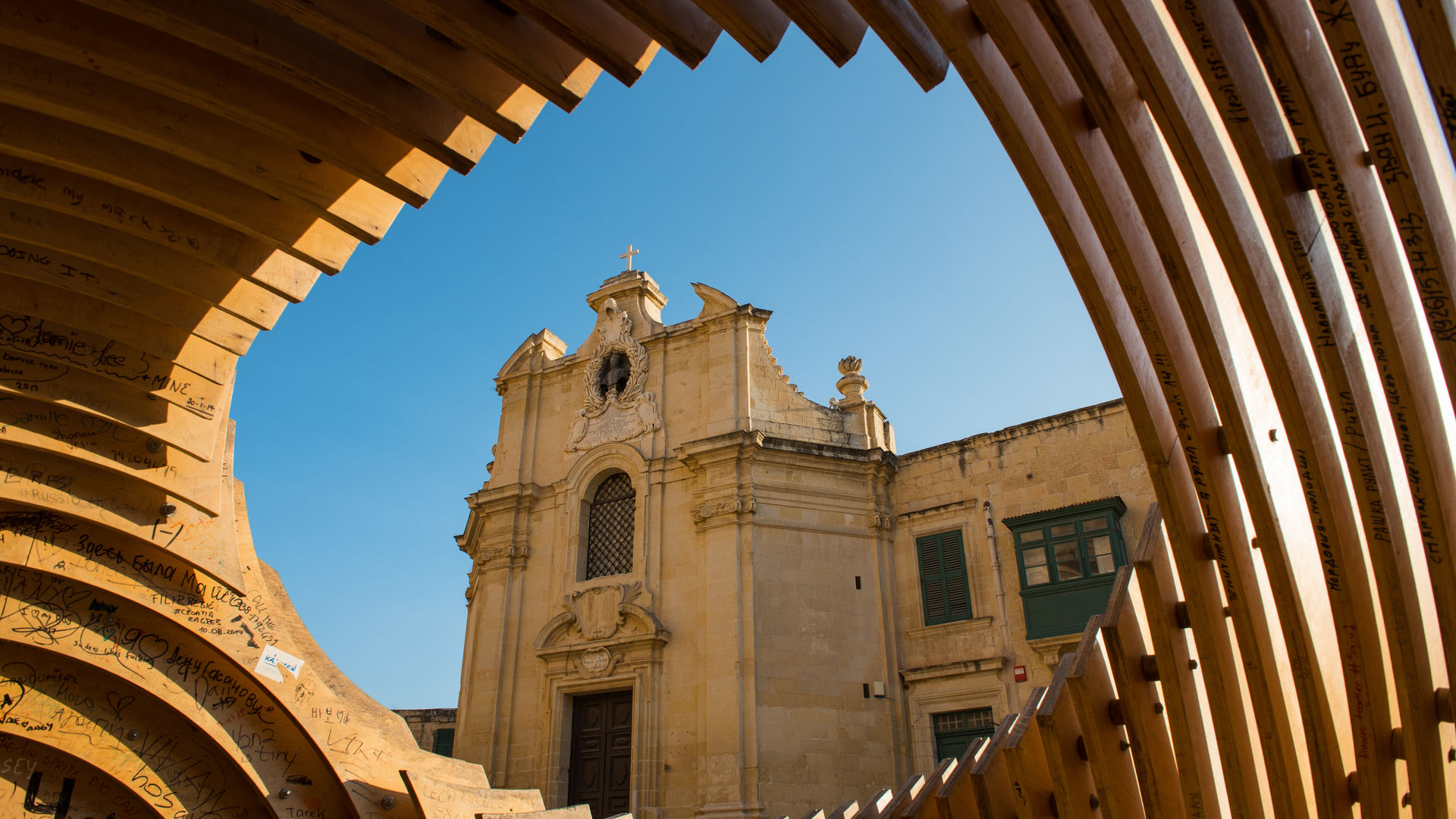 Our Lady of Victories Church in Valletta, Malta