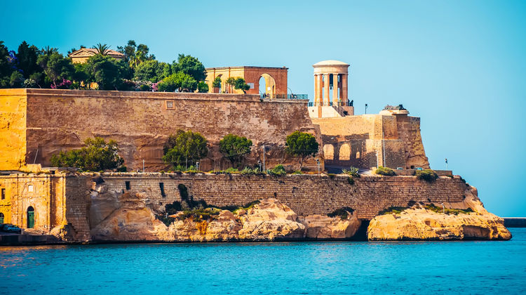 View of Valleta from the Grand Harbour, Malta