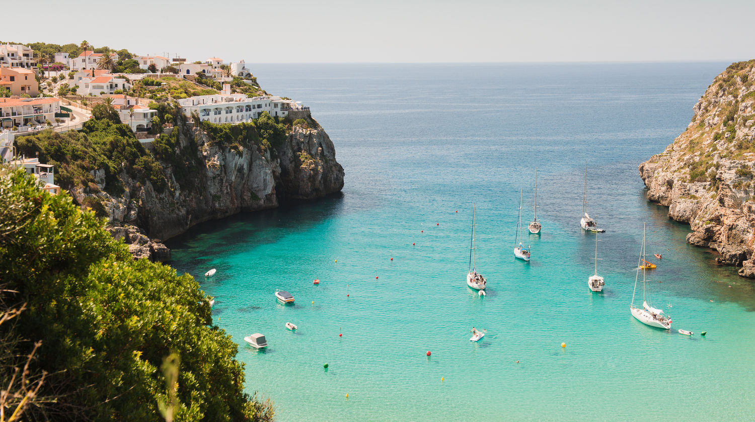 Arrival in Menorca