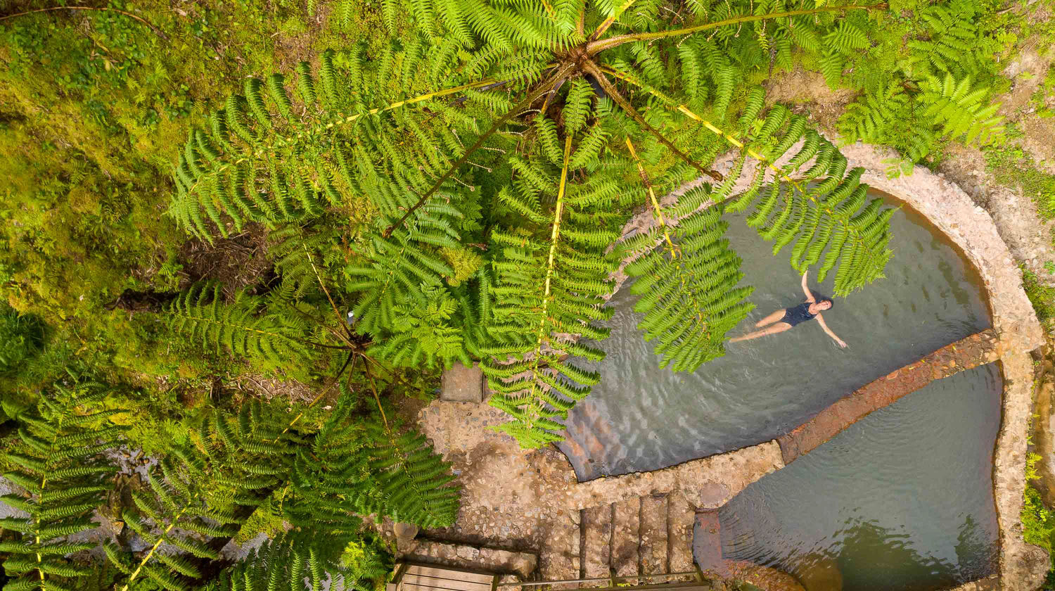 Caldeira Velha Hot Springs, São Miguel Island, the Azores