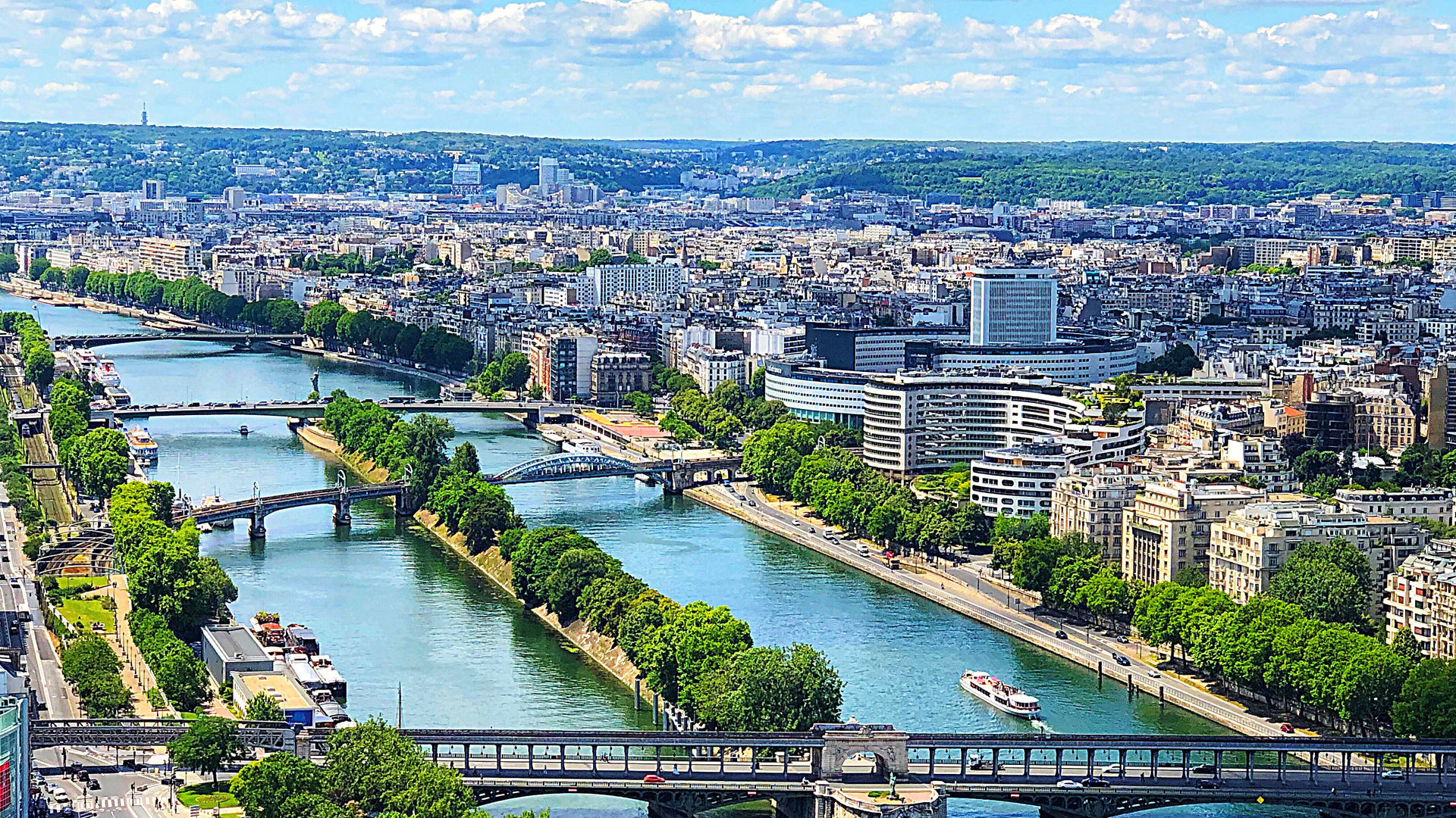 View of Paris, France
