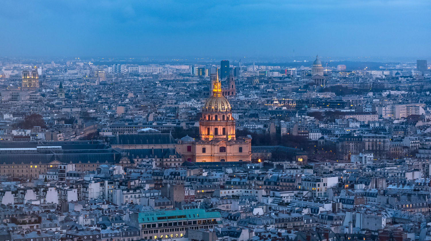 The dome of Les Invalides, Paris