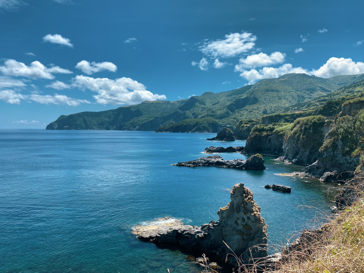 Costa de Ponta Delgada, Ilha das Flores, Açores, Portugal