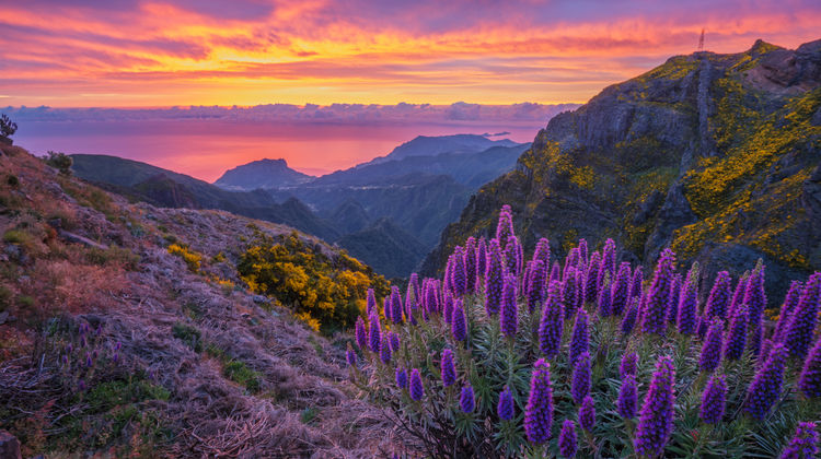 Sunrise near Pico do Arieiro, Madeira Island