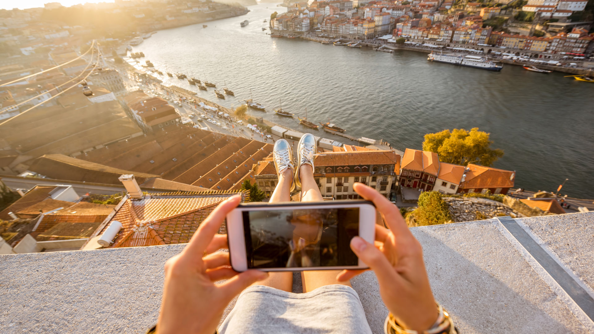 Porto's Overview of Ribeira District