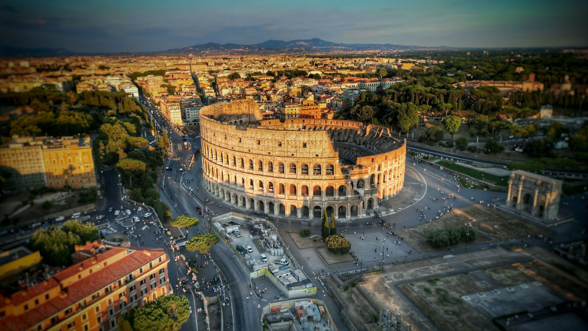 Colosseum in Rome, Italy
