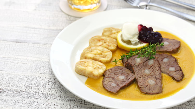 Svíčková na smetaně, traditional Czech cuisine