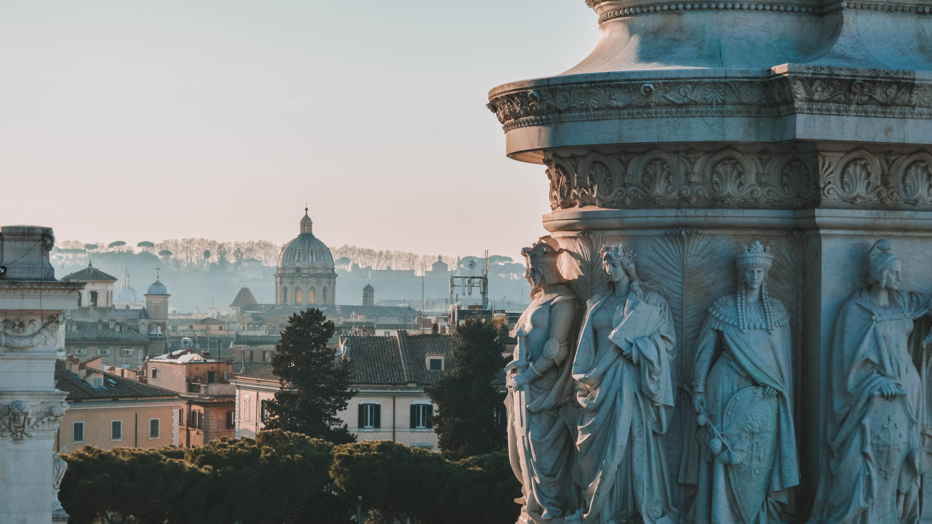 View of Rome, Italy 