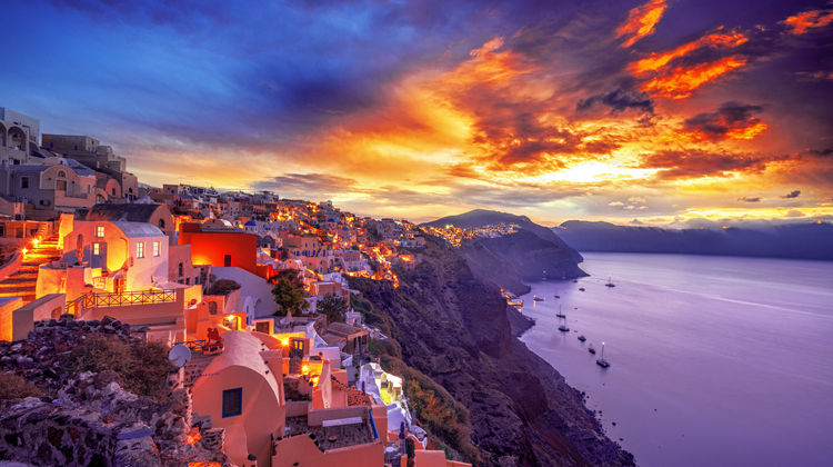 Old Town of Oia, Santorini, Greece