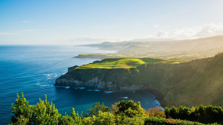 Santa Iria Viewpoint in Ribeira Grande, São Miguel Island