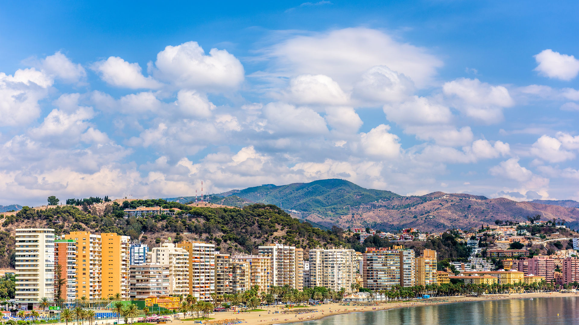 Malaga Beach, Spain