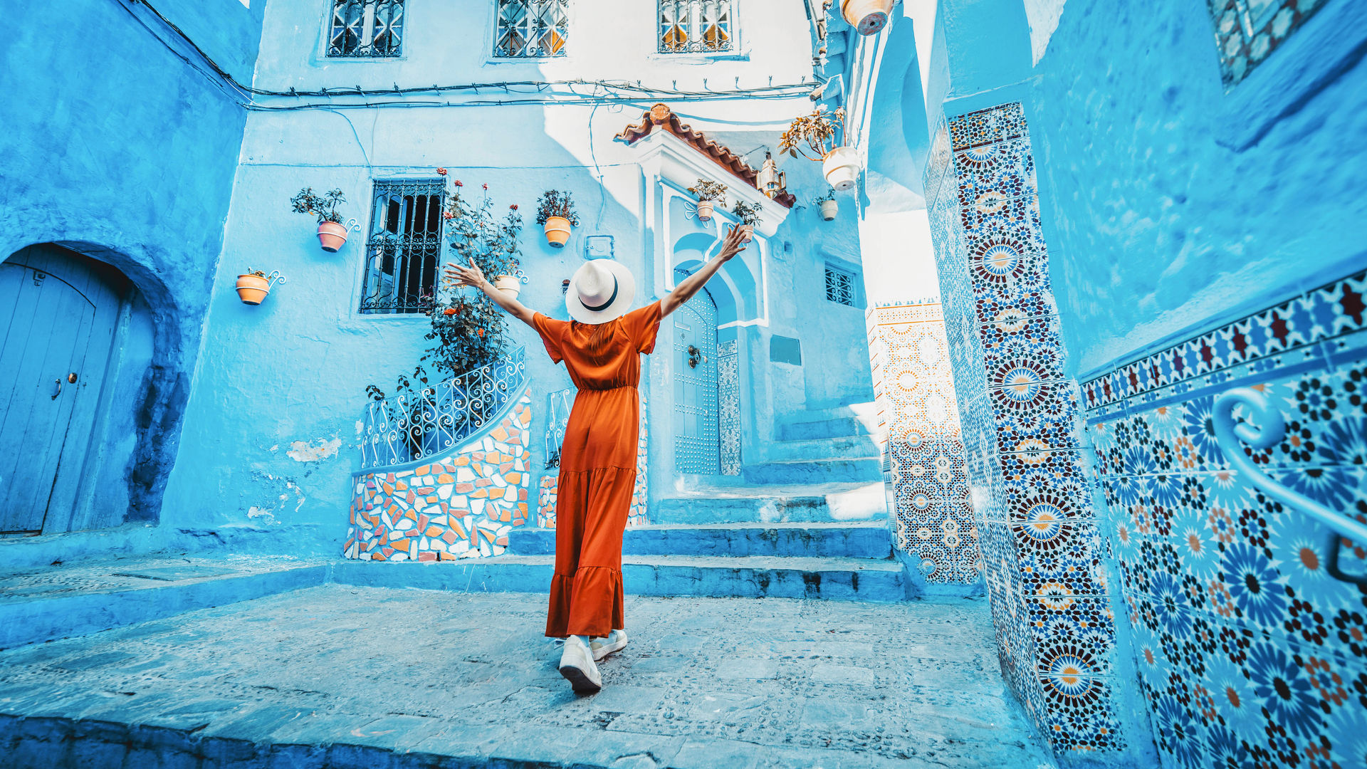 Chefchaouen, Morocco Blue City