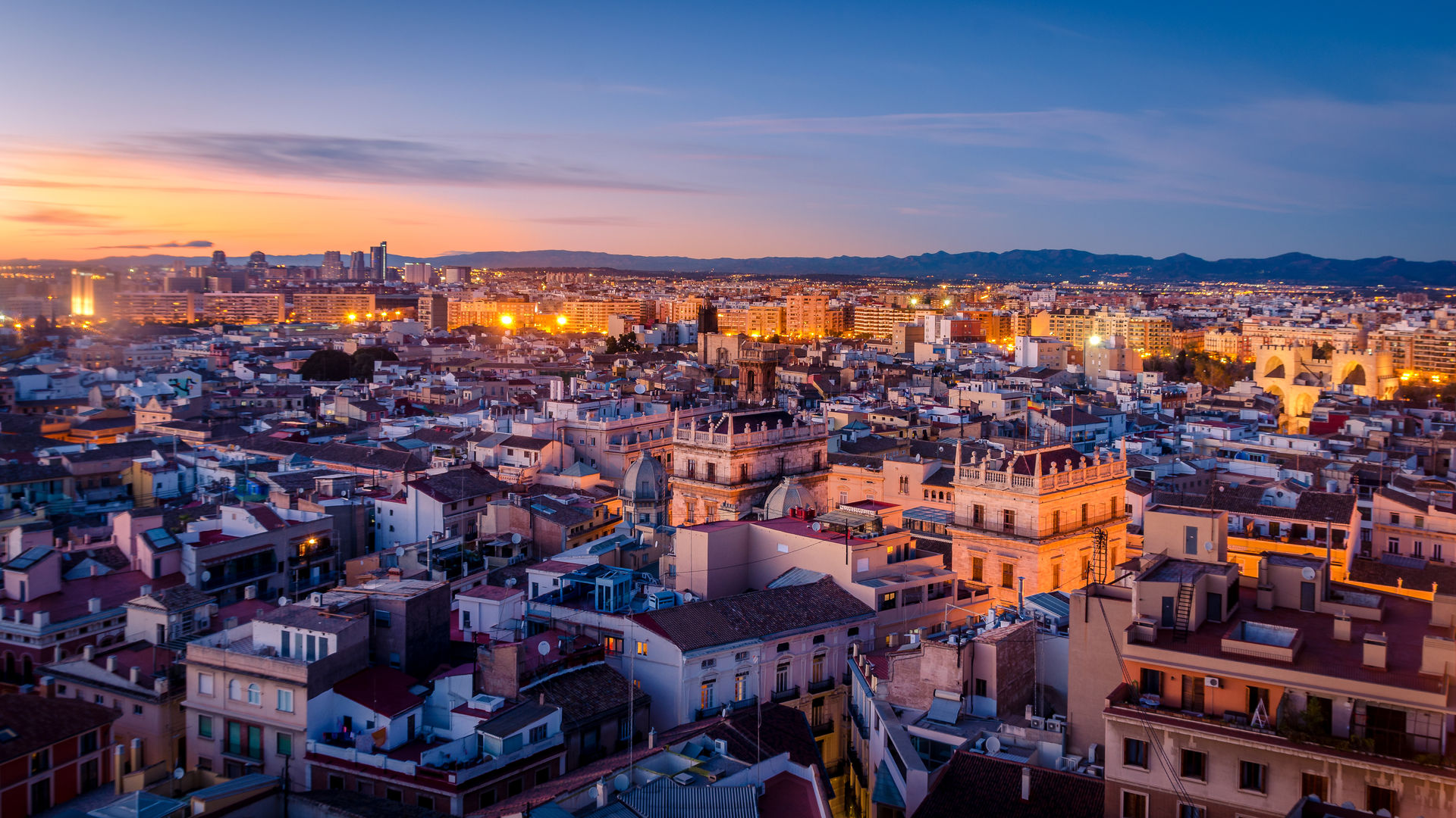 Valencia at Sunset