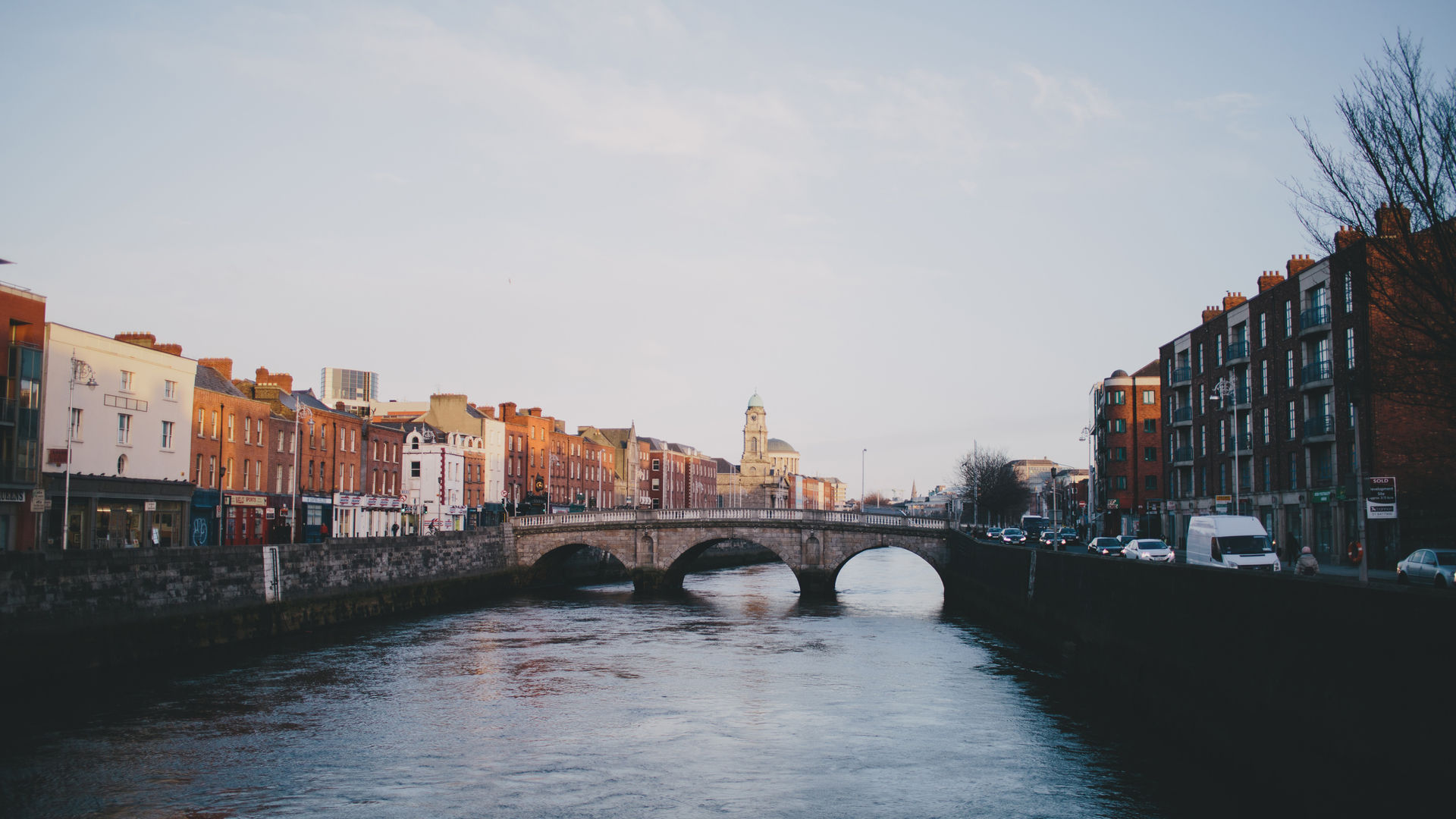 River Liffey in Dublin, Ireland