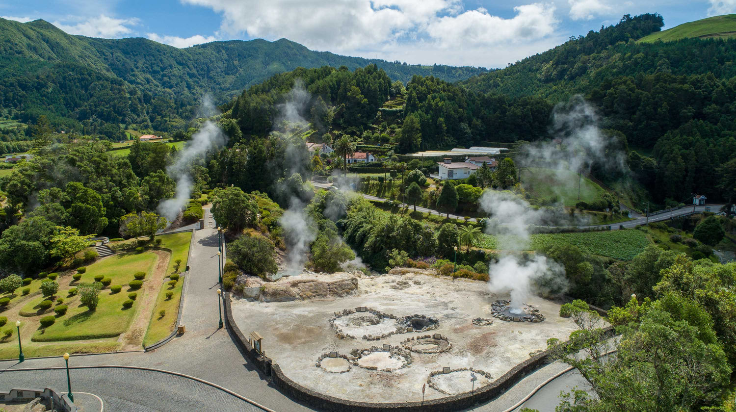 Volcanic Activity in Furnas, São Miguel Island