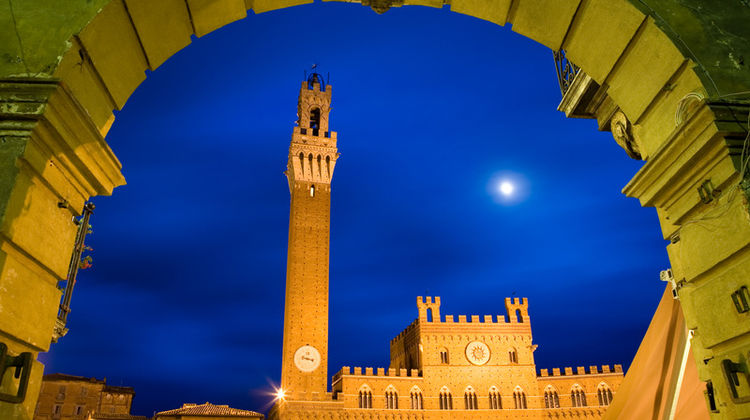 Sienna at night