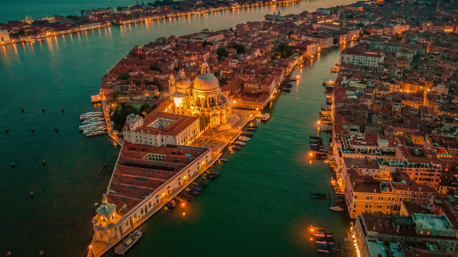 Aerial View of Venice, Italy