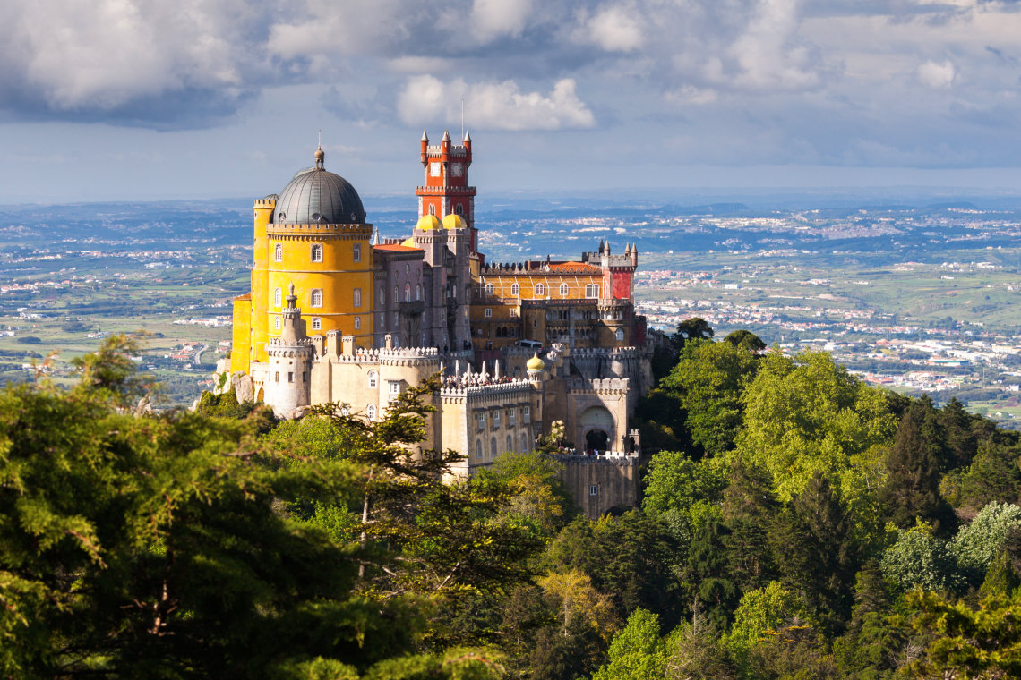Palácio-da-Pena-Lisboa-Viagem-Monumento-Edifício-Cultura-Tradição