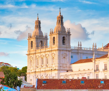 São Vicente de Fora Church in Lisbon, Portugal