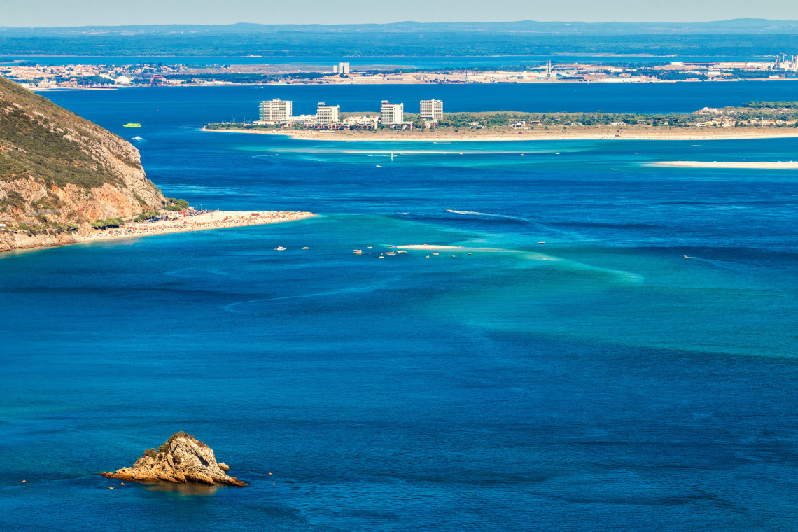 Figueirinha Beach in Lisbon, Portugal beach-lisbon-paradise-white-sand-waves-sea-tourism-holidays-summer-travel-destination-portugal-tour-ocean-coastal-littoral-coastline-praia-figueirinha