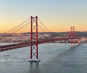April 25th Bridge in Lisbon, Portugal