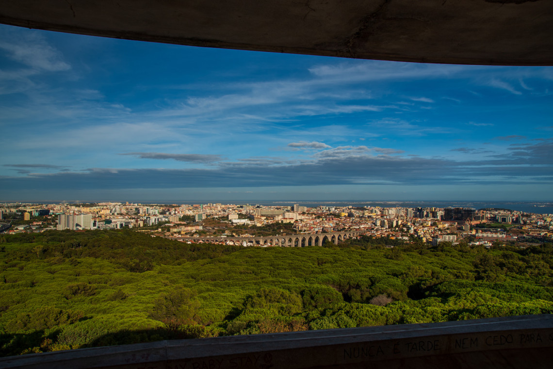 View of Lisbon from Monsanto Viewpoint