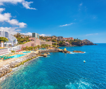 Madeira Island's Coastline in Portugal