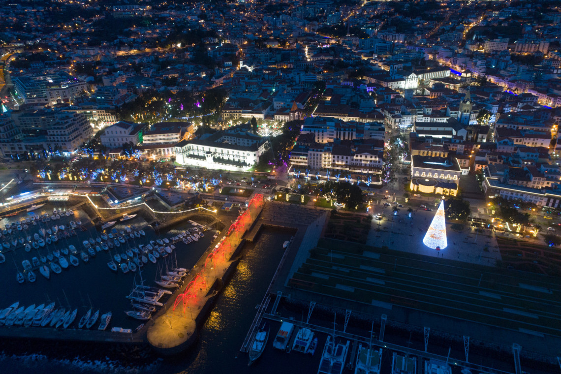 Christmas Lights in Funchal by Drone Christmas Lights in Funchal by Drone
