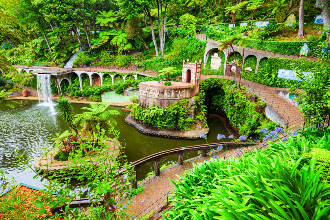 Monte Palace Tropical Garden in Madeira Island, Portugal