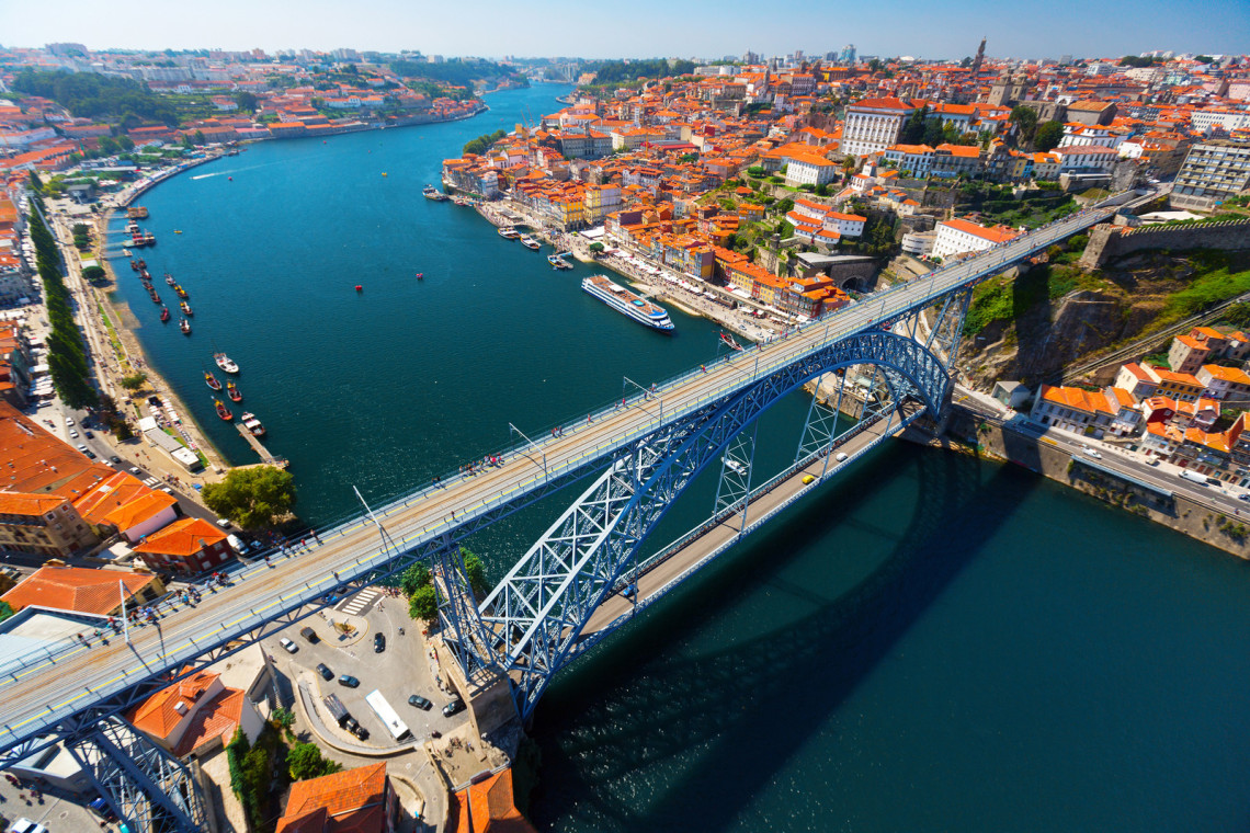 Luis I Bridge in Porto, Portugal oporto-porto-portugal-bridge-river-douro-architecture-monument-building