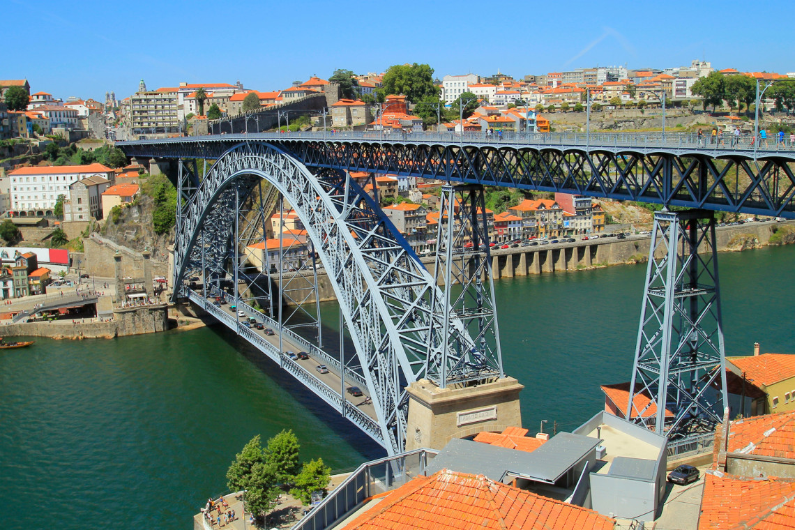 Exploring the Historic Dom Luis I Bridge in Porto