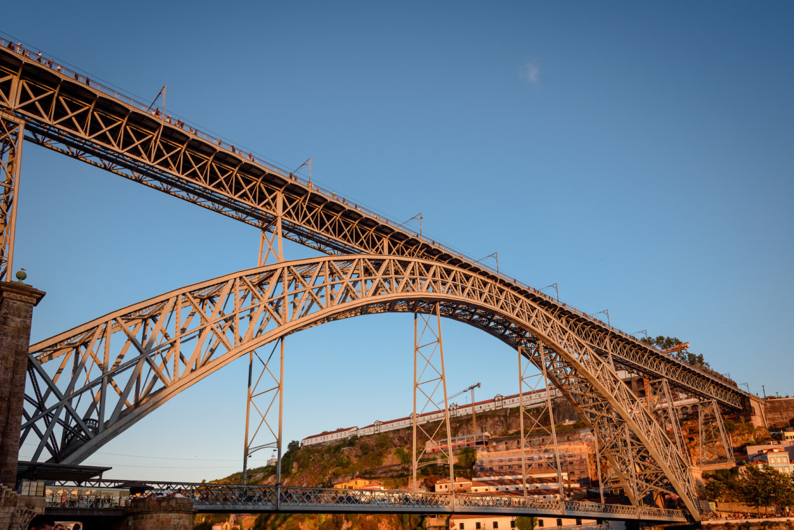 Exploring the Historic Dom Luis I Bridge in Porto