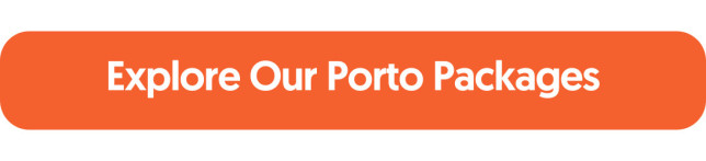 Call-to-action button inviting users to explore Porto travel packages after reading about the city's charm.