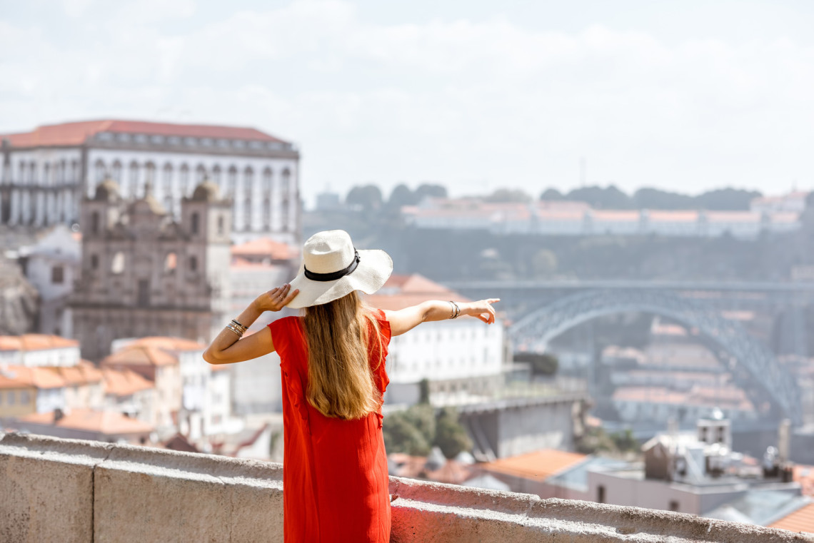 Viewpoint in Porto, Portugal viewpoint-viewsight-porto-oporto-portugal-city-bridge-ponte-don-luis-I-riverside-river-douro