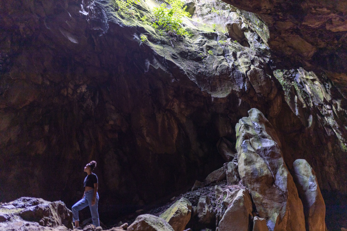 Furna do Enxofre in Graciosa Island, Azores Furna do Enxofre in Graciosa Island, Azores