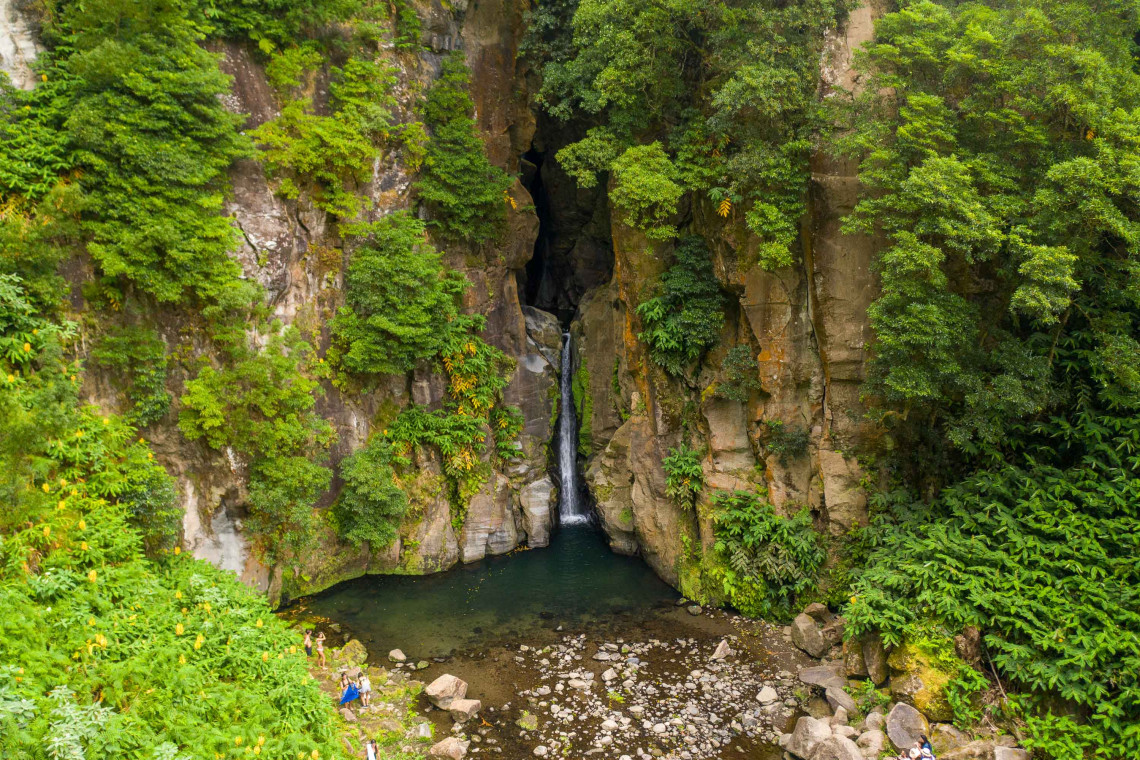 Salto do Cabrito in São Miguel Island, Azores Salto do Cabrito in São Miguel Island, Azores