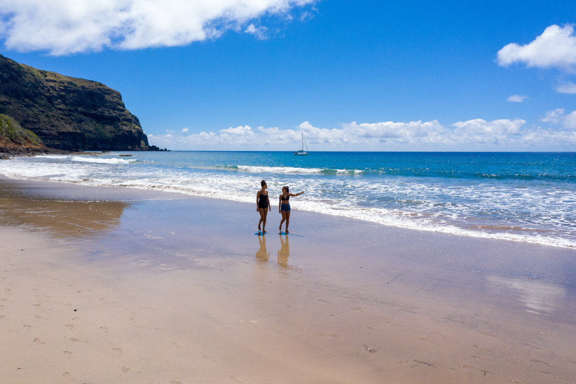 Praia Formosa na Ilha de Santa Maria, Açores