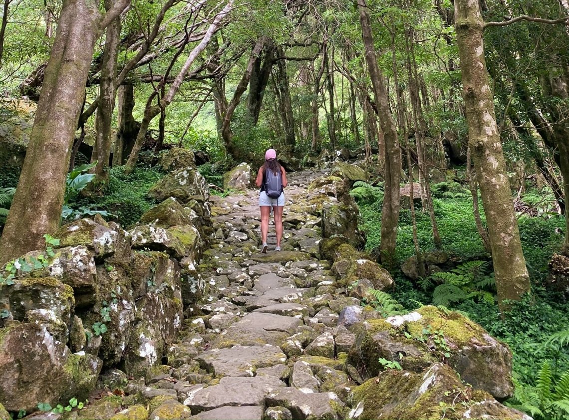 Hiking in Flores Island, Azores hiking-in-flores-island-nature-trail-hike-mountain-rocks-beauty-natural-landscape