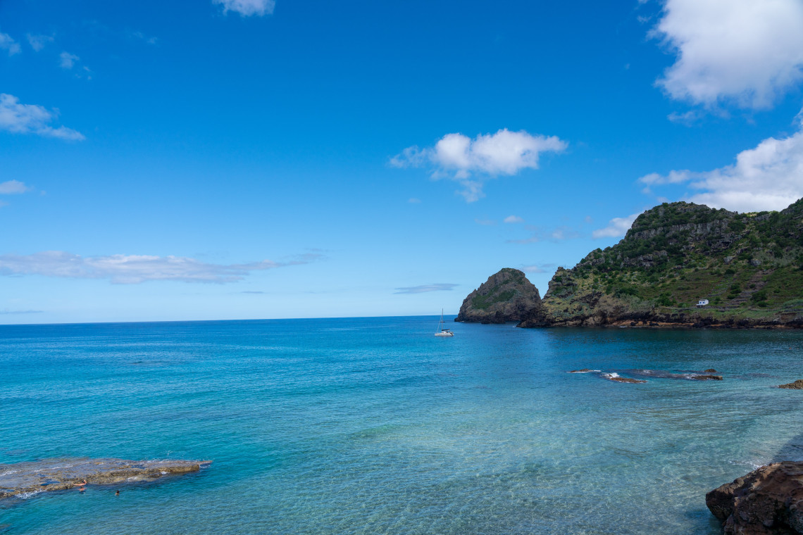 Praia de São Lourenço na Ilha de Santa Maria, Açores