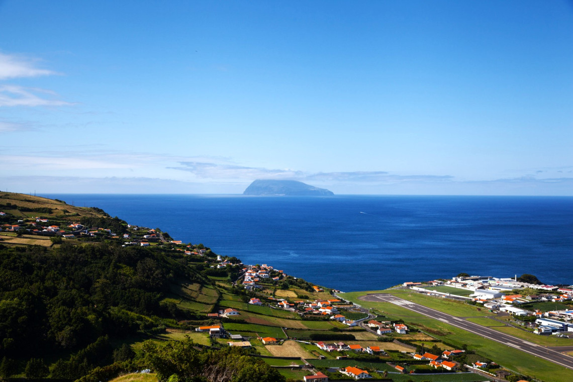 Corvo and Flores Island in the Azores Islands, Portugal